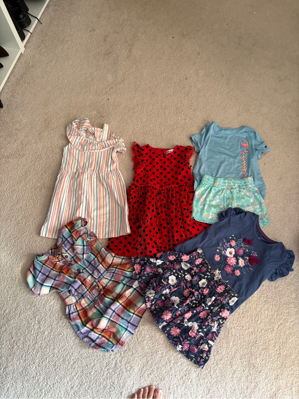 Summer bundle for girl 3 Dresses and two set